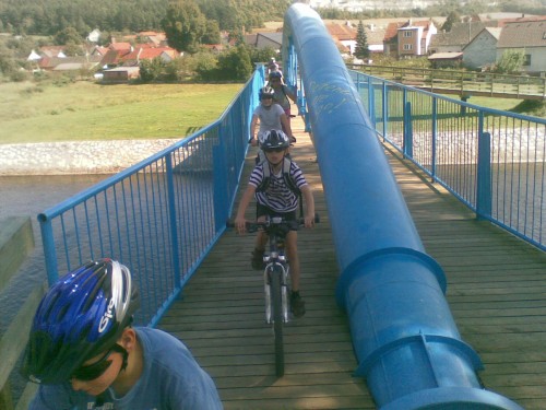 přes Otavu
