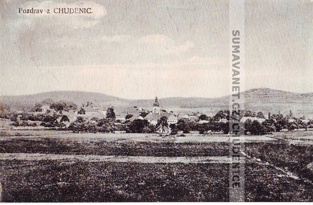 Chudenice 1920, vydáno nákladem J. Tomana v Chudenicích
