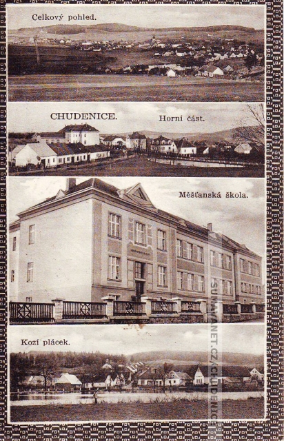 Chudenice 1932, vydáno nákladem A. Sedláčkové
