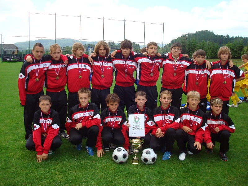 OFS Klatovy  U 13 po vyhlášení výsledků finálového turnaje
