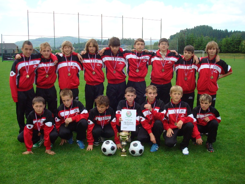 OFS Klatovy  U 13 po vyhlášení výsledků finálového turnaje
