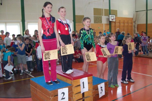 Miroslava Preňková 3.místo,Natálie Hanáková 4.m
