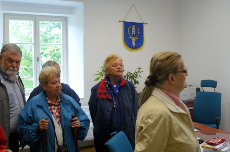 V pracovně starosty městyse Jana Rejfka
