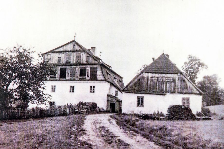 Prášilská papírna kolem r. 1929
