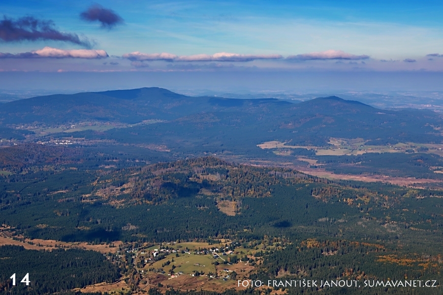 Podzimní Šumava 2021 z ptačí perspektivy 
Klíčová slova: Šumava;letecké pohledy;